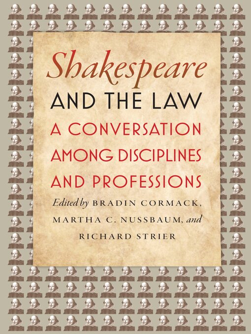 Title details for Shakespeare and the Law by Bradin Cormack - Available